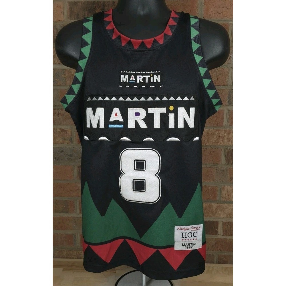 Headgear Classics Martin Lawrence Basketball I'm The Man #8 Jersey Small